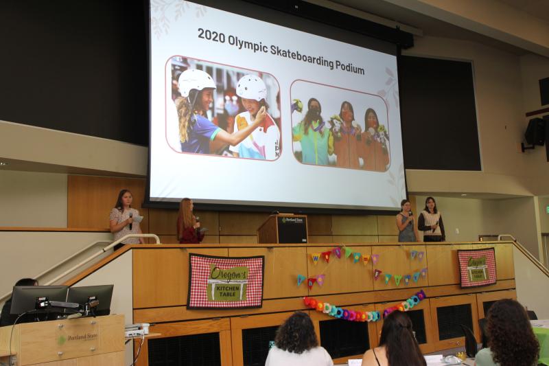 From left: Dora Boucher, Emma Buzzard, Calla Shaff and Lucia Williams